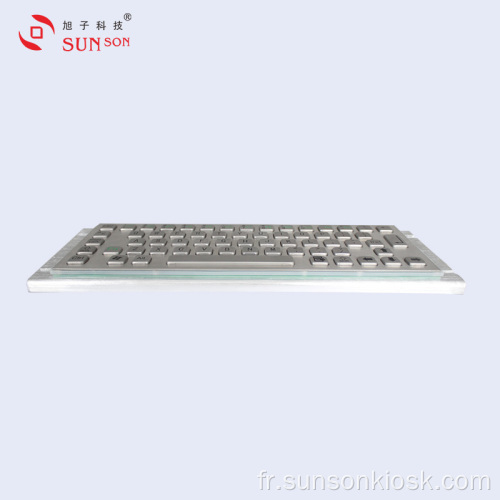 Clavier anti-vandalisme IP65 pour borne d&#39;information